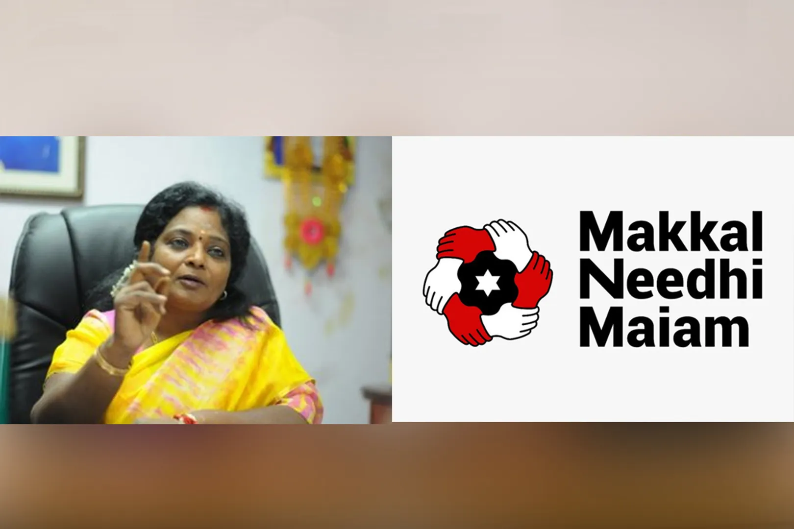ழ்Makkal Neethi Maiam answered to tamilisai